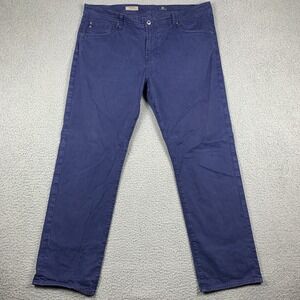 Adriano Goldschmied Pants Mens 38x34 (Fits 40x31) Blue The Graduate Tailored Leg